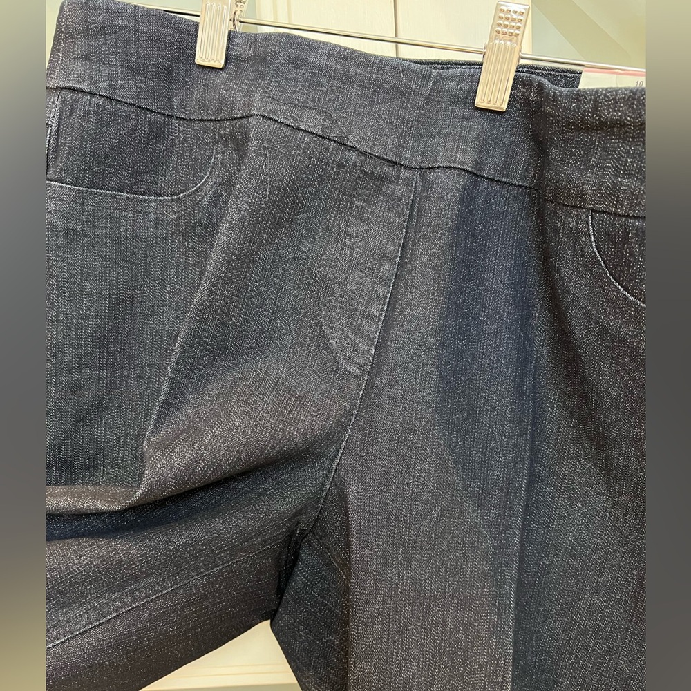 SLIM-SATION Women’s Pull-on Relaxed Leg Pant with Tummy Control - Picture 8 of 8